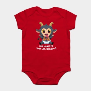 Cheeky Krampus Holiday Greetings Baby Bodysuit